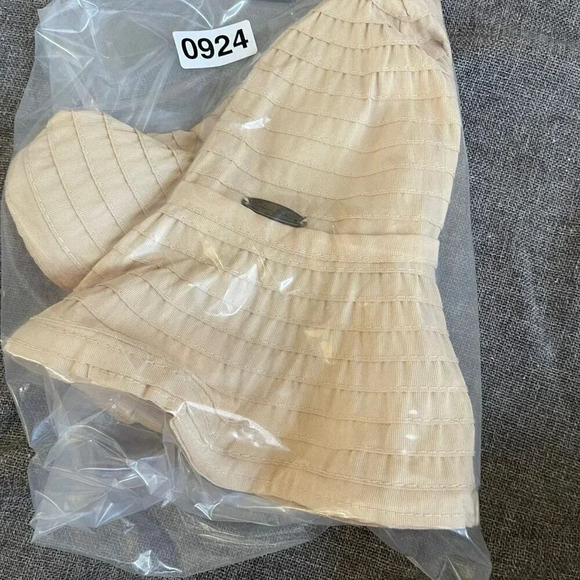 Panama Jack Women's One Size‎ Biege Ribbon Sun Hat Summer - Picture 12 of 12